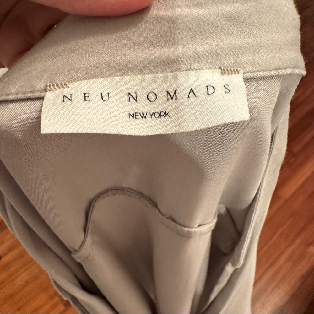 Neu Nomads Kerala Blouse in Light Silver XS oversized S M - Picture 4 of 6